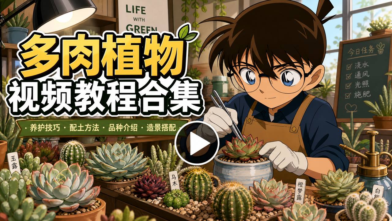 免费看片多肉植物视频教程合集